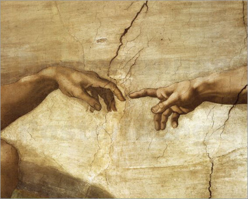 The Creation of Adam. Michelangelo. 1508-1512. Dealhe
